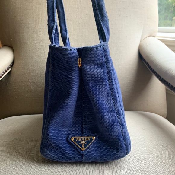 Prada Small Canapa Handbag/Crossbody - Picture 4 of 14